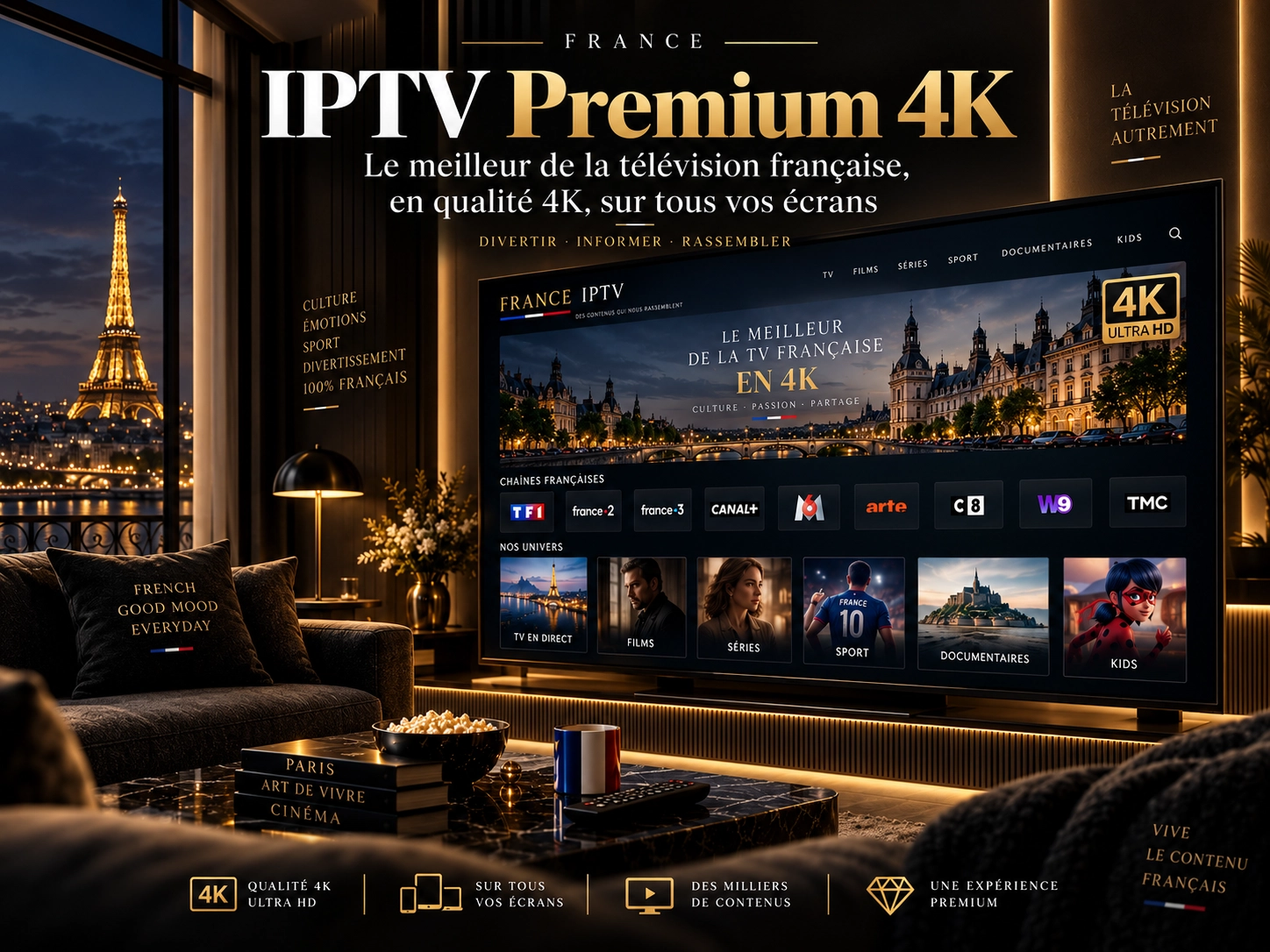 IPTV Premium 4K en France IPTV Premium 4K en France